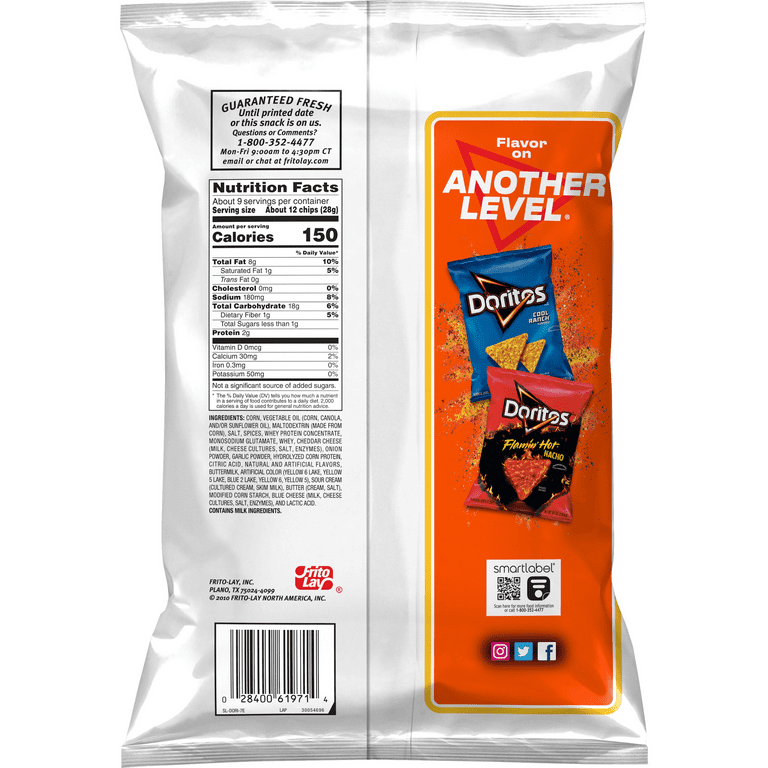 DORITOS Corn Chips Snacks Mix Taco BBQ Hot Corn Nacho Flavors