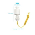 thumbnail image 4 of 2 Count Float Switches Tank Level Sensor Liquid Sensor Float Float for Water Pump Vertical Float for Water Tank, 4 of 6