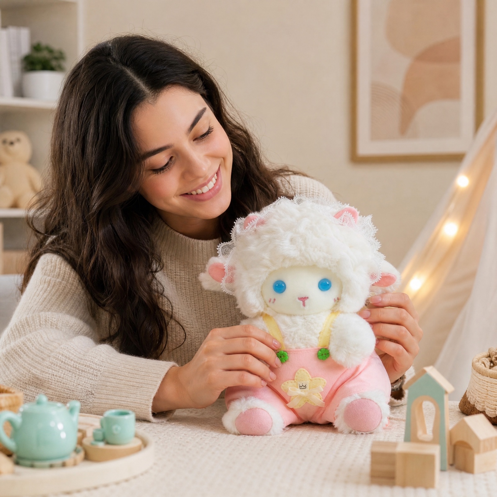 Adorable animal de peluche suave, perfecto para decoración y juego, ideal para niños y coleccionistas 6