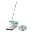 thumbnail image 1 of Lipstore Mop and Bucket Set Flat Head Dust Mops Stainless Degree Rotating Microfiber Mops with 4 Mop Pads, 1 of 8