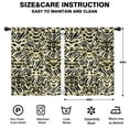 thumbnail image 2 of Blackout Kids Curtains,Leopard Print Childrens Insulated Curtains Set Of 2,Bedroom Essentials,Toddler Room Decor 42"x54"(106x137cm), 2 of 4