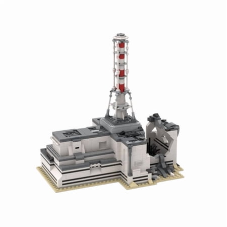 MOC-124975 1986 Nuclear Power Plant Disaster Modular Building Blocks Set Chernobyl MOC Bricks Toys Kit 853pcs
