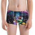 thumbnail image 5 of Yiaed Colorful Mushroom Print Boys' Boxer Briefs Cotton Casual Stretch Comfort Boys Boxers - Kids Boxer Briefs Underwear for Boys (6-18)-X-Small, 5 of 5