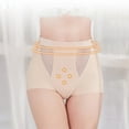 thumbnail image 2 of Women's Mid Waist Postpartum Body Panties Shapewear High Waisted Comfortable No Roll Leggings, 2 of 2