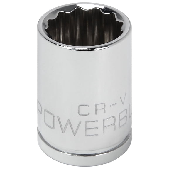 Powerbuilt 3/8 Inch Drive x 14 MM 12 Point Shallow Socket - 641019