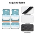 thumbnail image 4 of Fuzoiu Bathtub with Soap Bubbles Print Carpet Floor Mats for Car,Car Foot Mat Set,Universal Fit 4 Piece Mat Pad Set,Fits Most Cars Trucks Vans Sedans SUV Auto Carpet Mat Se, 4 of 7
