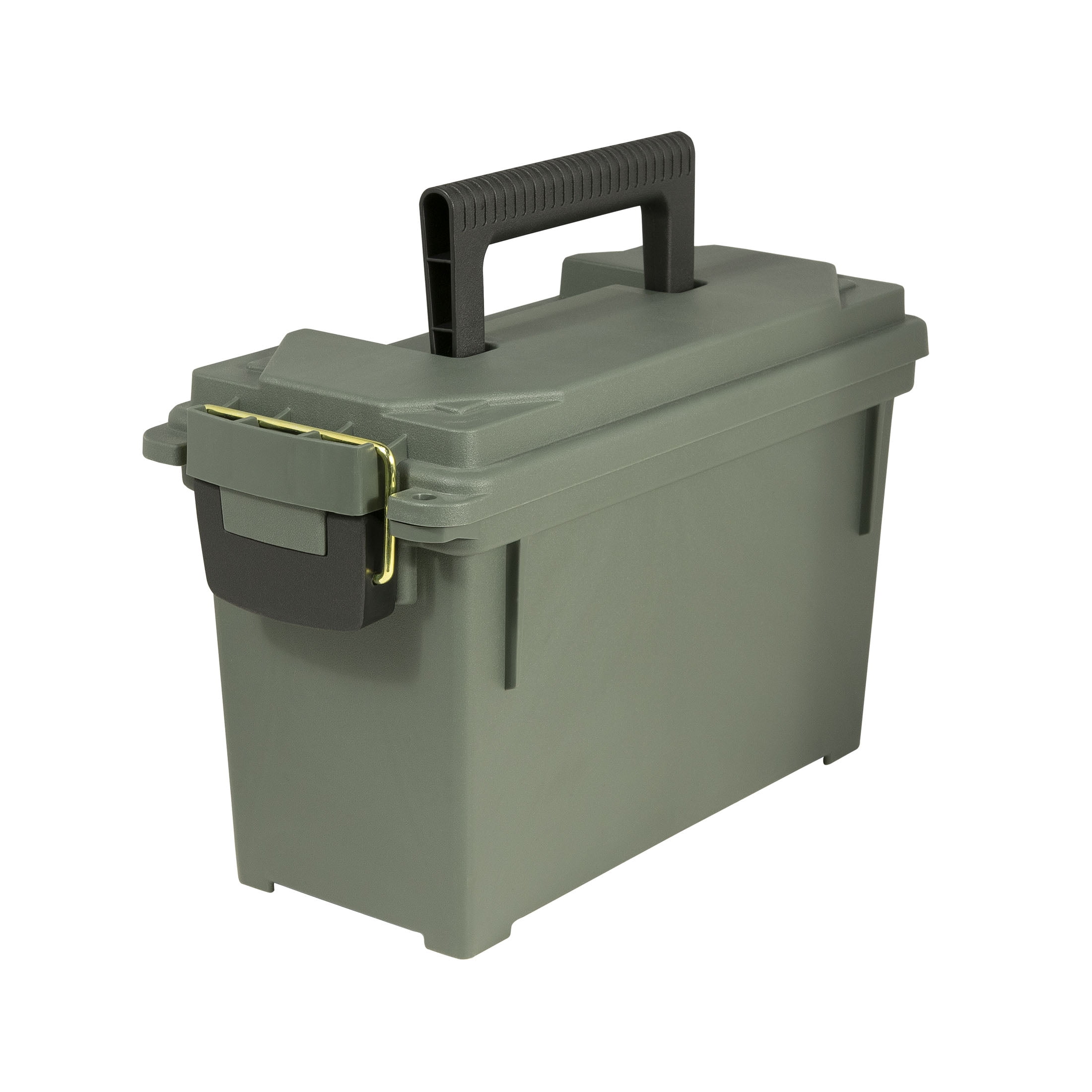 Plastic Ammo Box Set of Two 50 30 Cal Water Resistant Tool Storage With Padlocks 