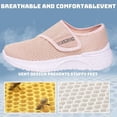 thumbnail image 5 of CHICVOMEY Women's Sneakers with Velcro Walking Sneakers for Women - Breathable Flyknit Sneakers with Wide Toe Box & Arch Support - Lightweight Casual Flats for Daily Travel, 5 of 9