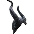 thumbnail image 4 of Diadema de cuernos maléfica de Halloween Cosplay negro, adorno de tocado maléfico malvado, para mujer/hombre Sincero Electrónica, 4 of 5