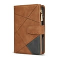 thumbnail image 4 of Allytech Zipper Wallet Case for Google Pixel Fold, Premium PU Leather Multiple Cards Sholder Cash Pocket Stand Hand Strap Protective Case Cover for Google Pixel Fold 7.6" - Brown, 4 of 8