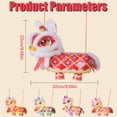 thumbnail image 3 of Lion Hanging Paper Lantern, Chinese New Year 2026 New DIY Lion Dance Lantern Kit, Spring Festival Home Decoration Gift, Pink, 3 of 7