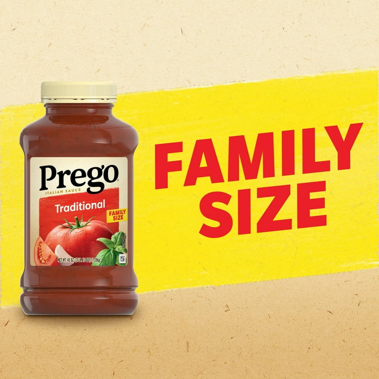 Prego Italian Sauce, Traditional - 45 oz