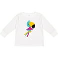 thumbnail image 3 of Inktastic Colorful Parrot, Cute Parrot, Tropical Parrot Boys or Girls Long Sleeve Toddler T-Shirt, 3 of 5