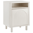 thumbnail image 1 of Bouclair Table de Nuit de Rangement Blanc Cassé, 1 of 5