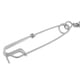 thumbnail image 4 of Eslabón Giratorio Rodamiento de Bloqueo Snap Conector Rotación Flexible Plateado Tiburón Atún Cangrejos Pesca Zulema Pinzas largas de pesca, 4 of 6