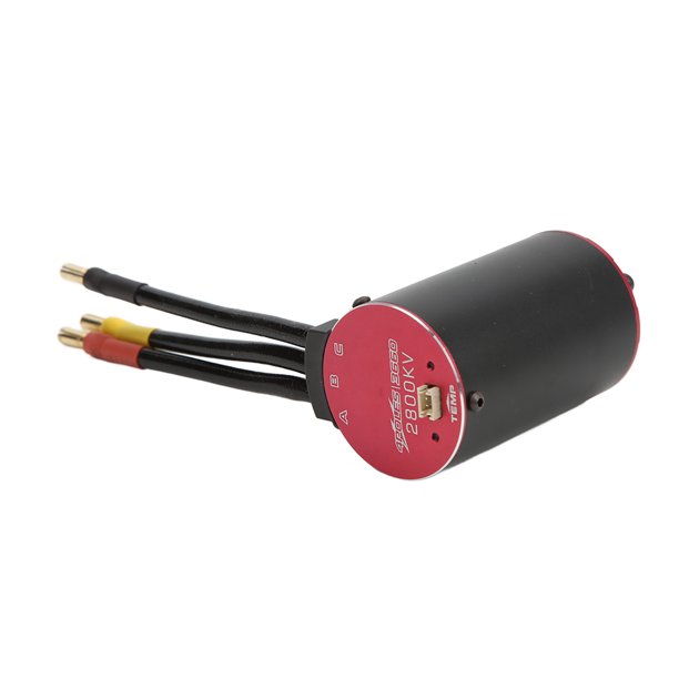 RC S3650 Motor Sin Escobillas, Desmontable RC 2800KV Motor Sin Escobillas De Alto Par 4 Polos Supersónico Duradero Con Sensor De Temperatura Para 1/8 1/10 RC Car ANGGREK Otros Deportes