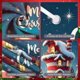 thumbnail image 6 of Decorative Design Merry Christmas Banner Snowy House Holiday Scene for Christmas Party Holiday Decoration Winter Celebration, 6 of 9