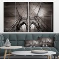 thumbnail image 3 of Designart 'Brooklyn Bridge in NYC USA' Metal Wall Art, 3 of 3