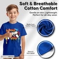 thumbnail image 3 of BROOKLYN VERTICAL Boys 4-Pack Short Sleeve Crew Neck T-Shirt with Chest Print | Gaming, Play, Video Gamer Prints for Sizes 6-54, 3 of 7