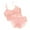 Pink, variant on Elainilye Fashion Wireless Pushup Bra for Women Padded Bras with Briefs Set Comfortable Lace Breathable Bra Underwear Set,Pink