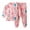 Watermelon Red, variant on Toddler Outfits for Girls Cartoon Pattern 5t Girls Clothes Home Long Sleeved Clothes Fall Outfits