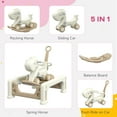thumbnail image 4 of Qaba 5 in 1 Rocking Horse for Toddlers 1-6 Years with Balance Board, 4 of 10