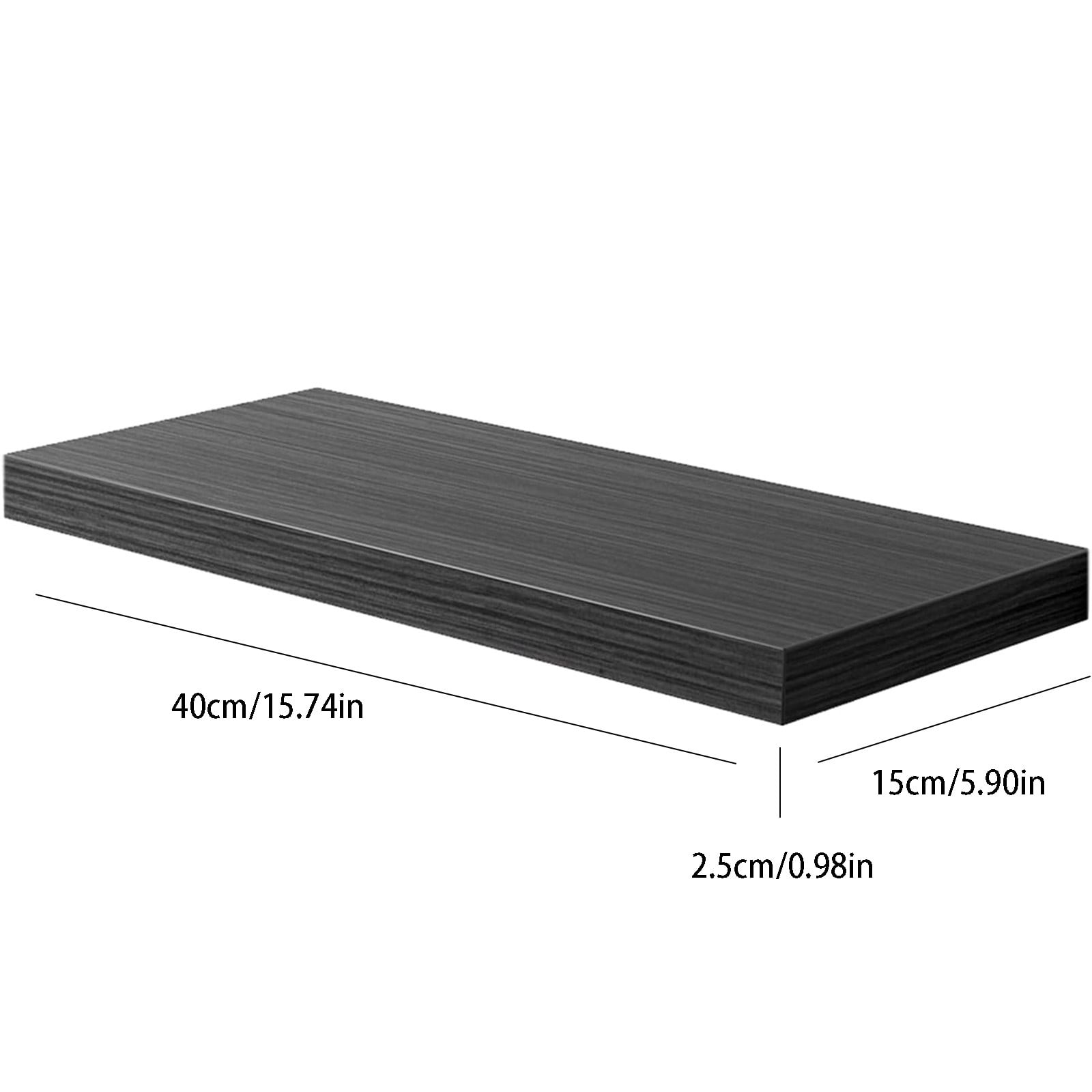 Rack - Storage Rack - Floating Shelf (40×15×2.5Cm) Black(Storage Shelf *1 - Black)