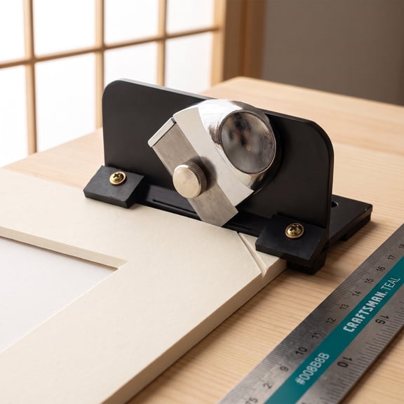BESTYASH Portable Precision Bevel Cutting Tool Black for DIY Mat Board and Framing