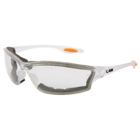 Law 3 - Orange Temple Inserts Clear Lens