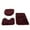 Wine, variant on Clearance,aoksee Bathroom Rugs Set 3 PC Soft Non Slip and Absorbent Bath Rugs Machine Washable for Tub, Shower, Bathroom