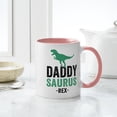 thumbnail image 4 of CafePress - Daddysaurus Black Green Mugs - 11 oz Ceramic Mug - Novelty Coffee Tea Cup, 4 of 4
