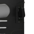 thumbnail image 4 of Dextrus LED Lights Mirror Vanity Desk Glass Top Drawers Table Set Black, 4 of 10