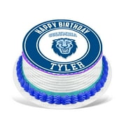 Columbia Lions Edible Cake Image Topper Personalized Picture 8 Inches Round
