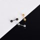 thumbnail image 3 of 5PCS Nose Ring Fashion Punk Barbell Men Stud Earrings with Ball Helix Piercing Cartilage Earring Women, 3 of 5