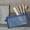 Blue, variant on WZXPWT Zipper Storage Bag, Transparent Mesh Pencil Case, Durable Nylon Pouch, Multi-Purpose Cosmetic Organizer