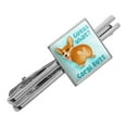 thumbnail image 1 of Guess What Corgi Butt Funny Joke Square Tie Bar Clip Clasp Tack- Silver or Gold, 1 of 5