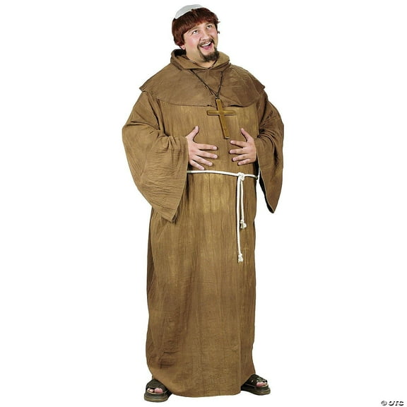 Medieval Monk Plus Halloween Costume