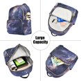 thumbnail image 5 of JIALIOU Mini Backpack Purse for Women Quilted Casual Daypack Small Travel Shoulder Bag, Beautiful Milky Way, 5 of 7