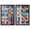 Black Frame, variant on Radiant Loops Diptych Shadowbox Print Modern Abstract Art Set by Art Remedy, Black Frame, 10 x 15