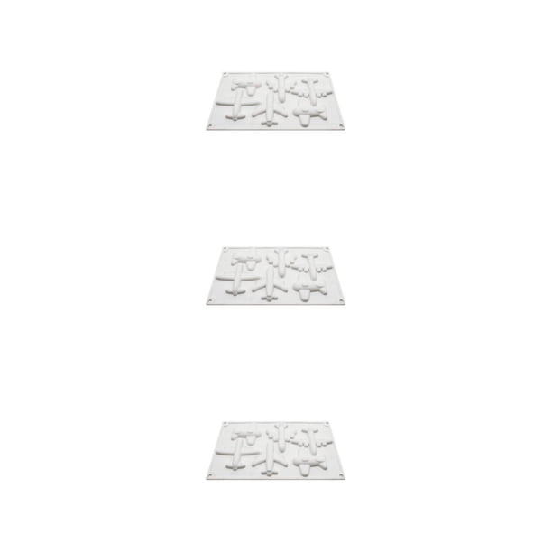 Molde de pastel de 6 rejillas Billuyoard de silicona antiadherente para chocolate y galletas