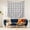French Bulldog Face, variant on 59x59 Inch Square Wall Tapestry for Indoor & Outdoor, Living Room, Bedroom, Teen Room,French Bulldog Face Gray Pattern