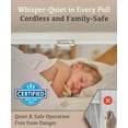 thumbnail image 5 of Pull Down Shades for Windows, Light Filtering Cellular Shades Cordless, 9/16" Cell Honeycomb Blinds, Lilac Grey 61"(W) x72(H), 5 of 9