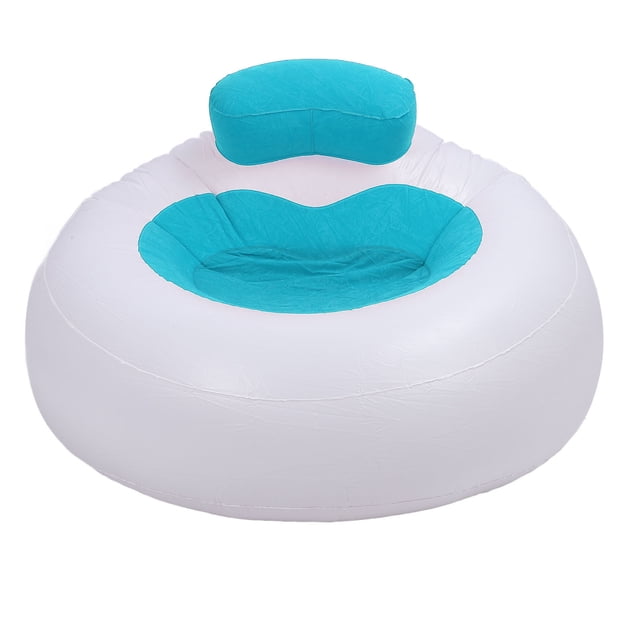 Inflatable Lounge Chair Supportive, Comfortable Heart Shape Plush Chair for Bedroom Living Room with Wear Proof PVC Material