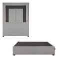 thumbnail image 1 of Box Base Cama Individual + Cabecera Bora Gris, 1 of 8