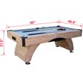 thumbnail image 3 of Kiivakii Pool Table, 7-foot Billiards Table, , Set Comes with Balls, Cue Sticks, Chalks, riangle Rack,and Brush, 84" x 46.8" x 31.5",Wooden, 3 of 5