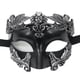 thumbnail image 2 of 1 máscara de mascarada para hombres, máscara veneciana de media cara para baile de máscaras, fiesta de Halloween, Mardi Gras, Niuniu, 2 of 3