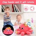 thumbnail image 3 of Juguete musical de pulpo de peluche para gatear y caminar, Tsomtto, de 3 a 4 años, 3 of 6