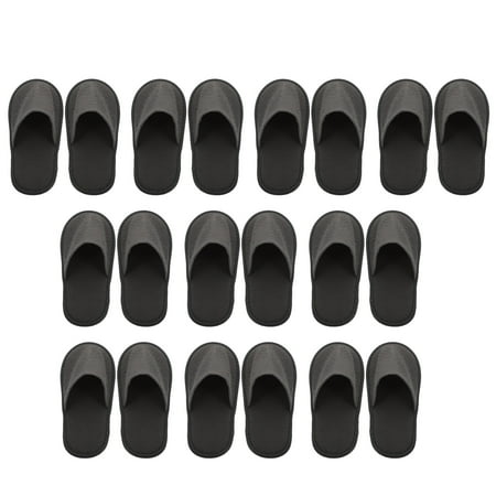 

NUOLUX 20Pcs Hotel Disposable Slippers Non-skid Slippers Home Summer Slippers