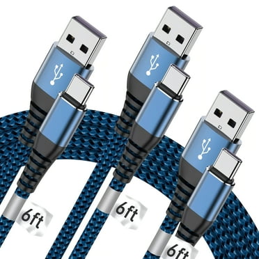 USB-C to USB-A Cable,Type-C Cable,Type C Fast Charge Cable,for Samsung Galaxy Charging Cable S24/S23/S22/S21Note 20/10,LG,Android Phones