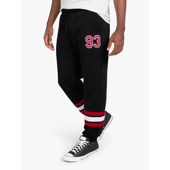Dogg Supply by Snoop Dogg All-Gender Men's and Women's Varsity Fleece Joggers, Sizes XS-3XL